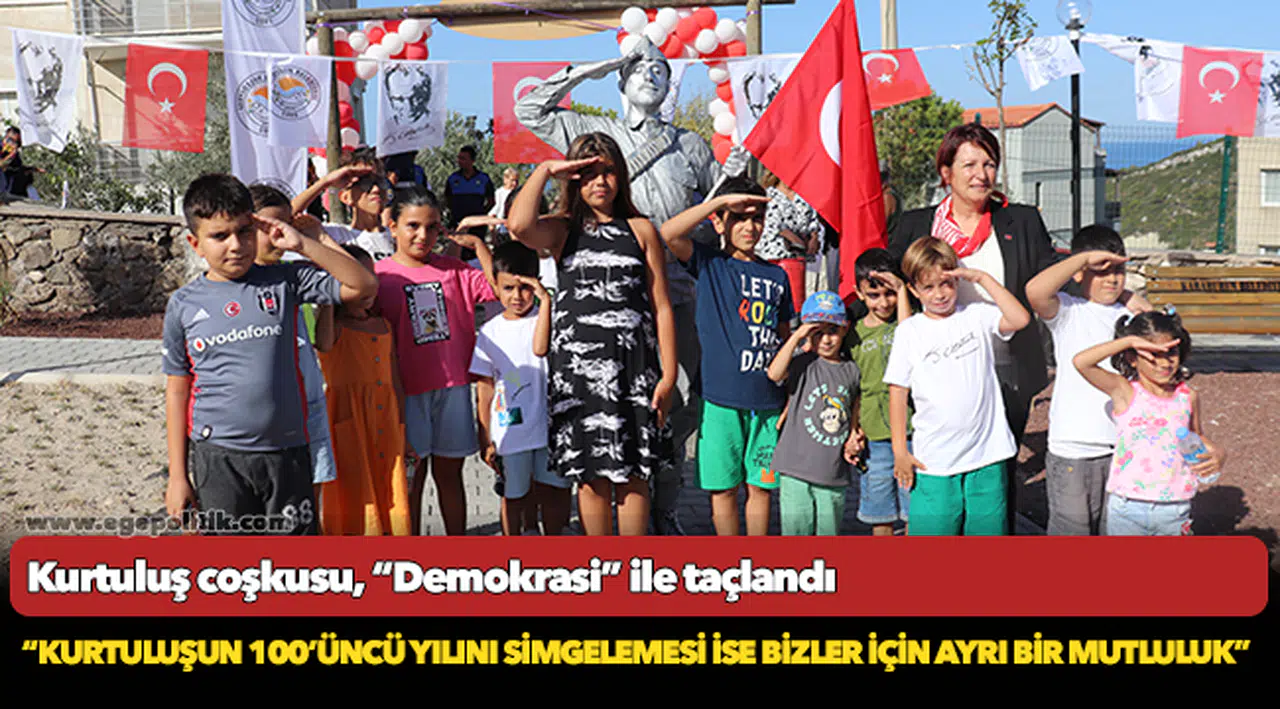 Kurtuluş coşkusu, “Demokrasi” ile taçlandı