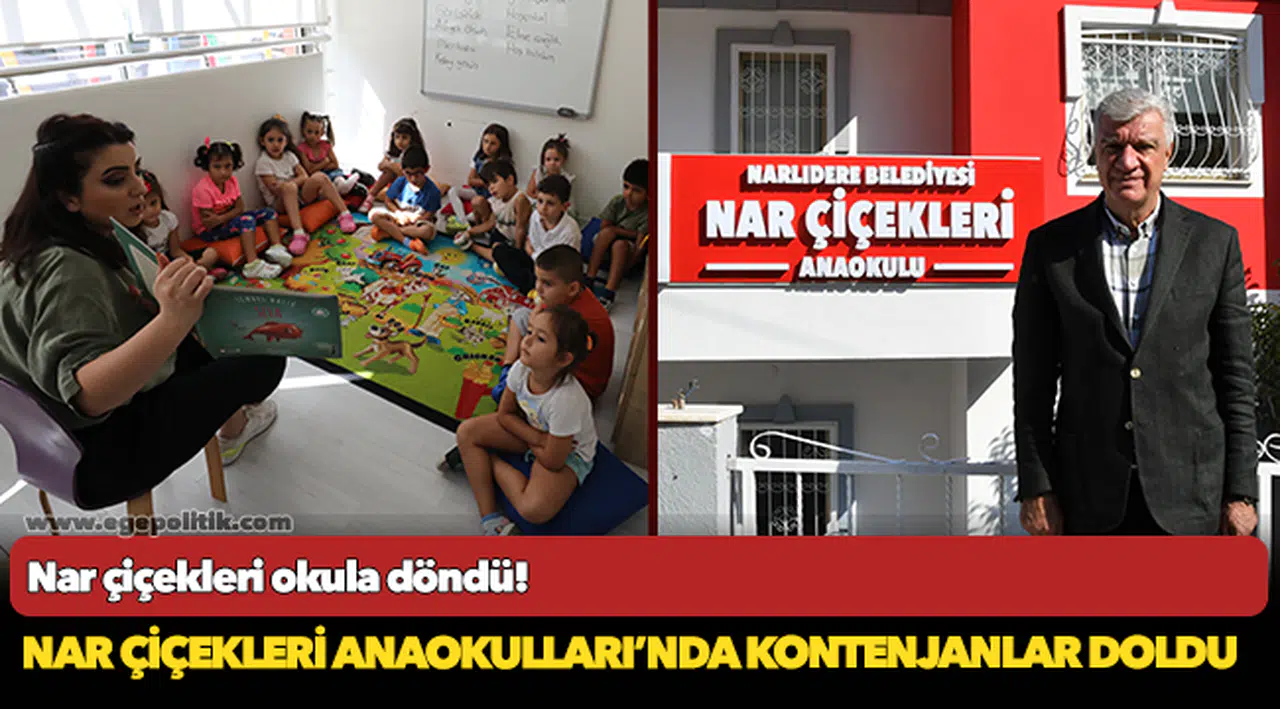Nar çiçekleri okula döndü!