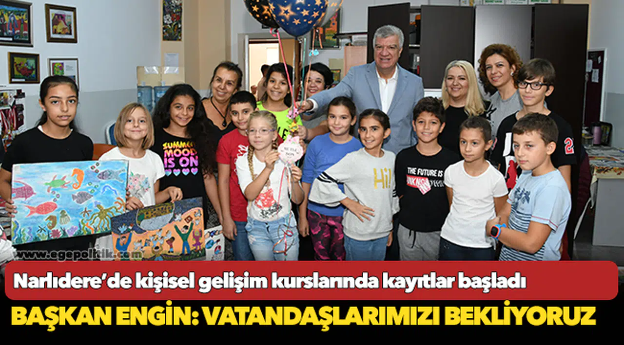Narlıdere’de kişisel gelişim kurslarında kayıtlar başladı