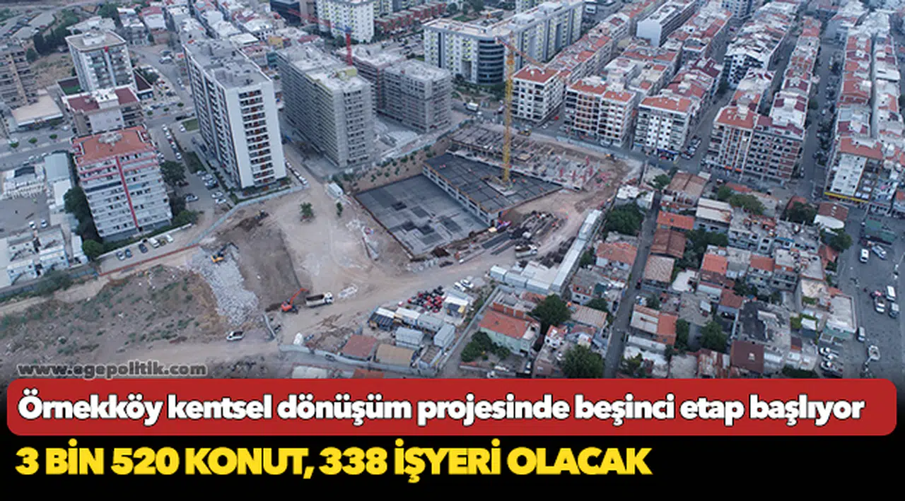 Örnekköy kentsel dönüşüm projesinde beşinci etap başlıyor