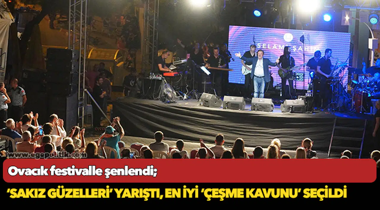 ‘Sakız güzelleri’ yarıştı, en iyi ‘Çeşme Kavunu’ seçildi