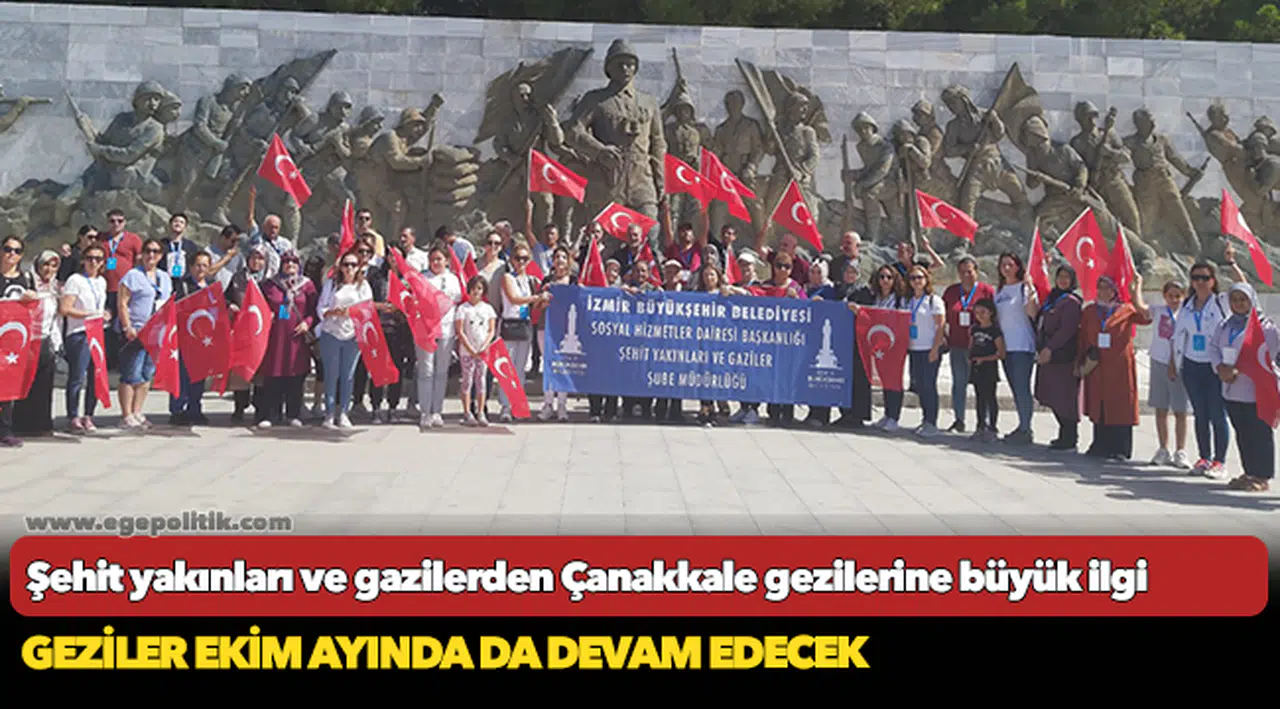Şehit yakınları ve gazilerden Çanakkale gezilerine büyük ilgi