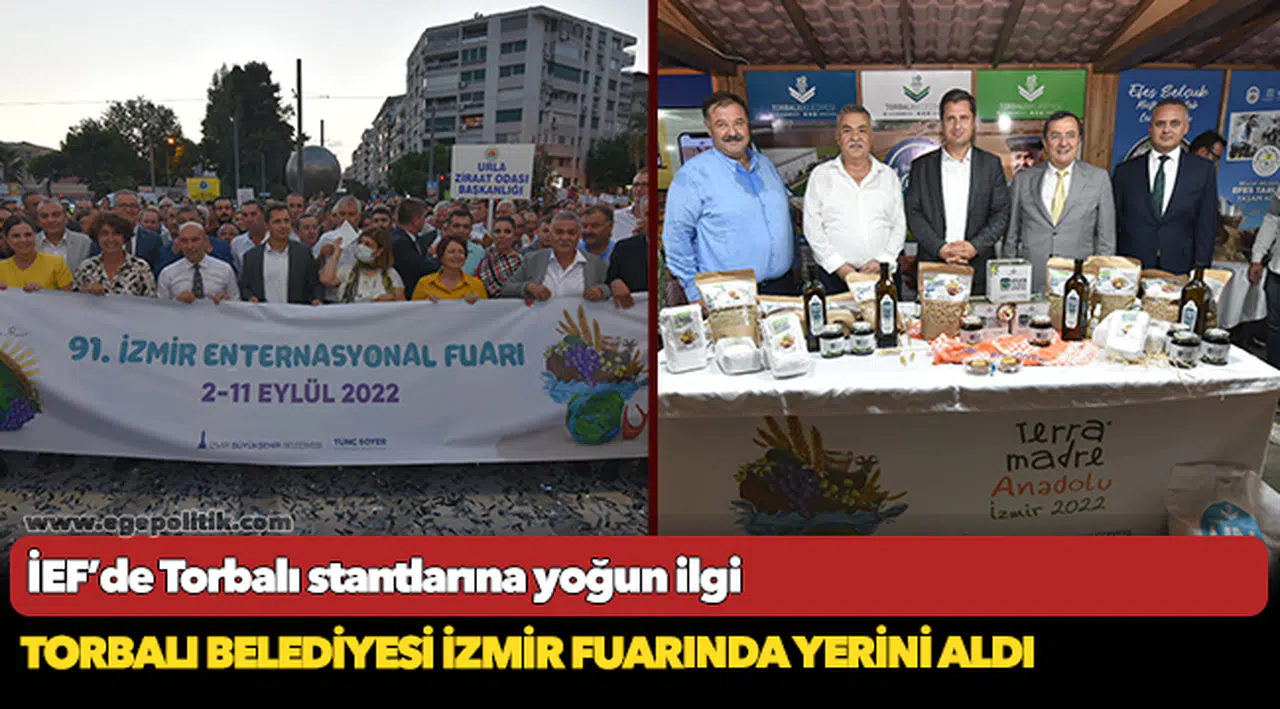 Torbalı Belediyesi İzmir Fuarında yerini aldı