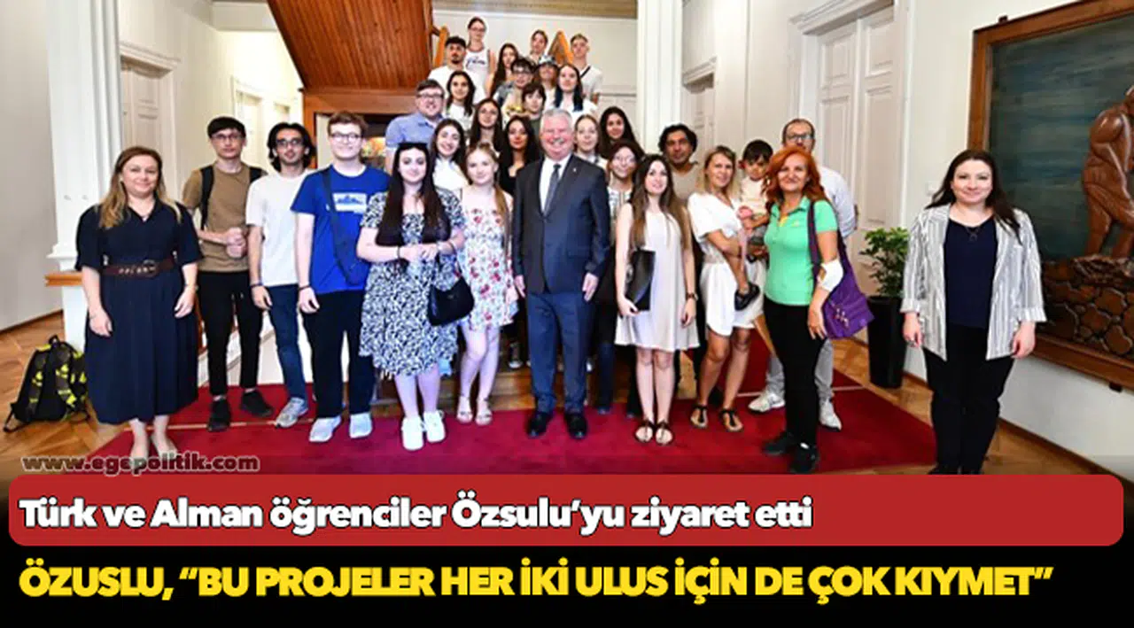 Türk ve Alman öğrenciler Özsulu’yu ziyaret etti