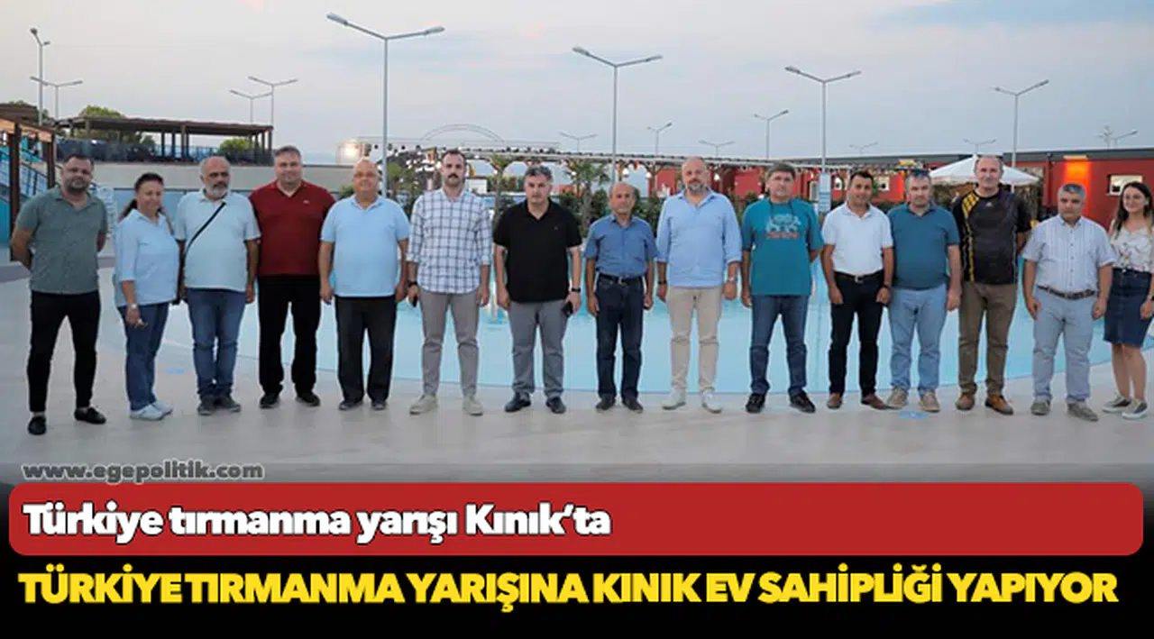 Türkiye tırmanma yarışı Kınık’ta