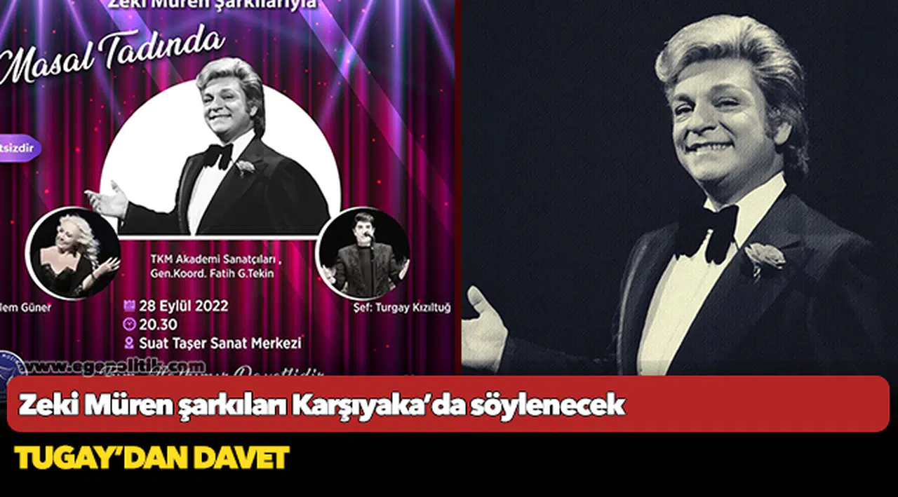 Zeki Müren şarkıları Karşıyaka’da söylenecek