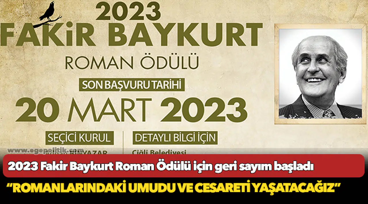 2023 Fakir Baykurt Roman Ödülü için geri sayım başladı