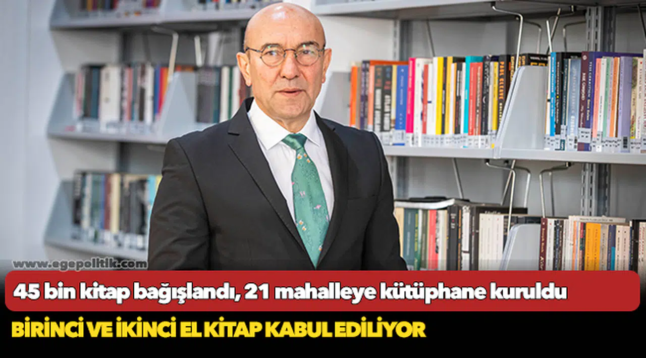 45 bin kitap bağışlandı, 21 mahalleye kütüphane kuruldu