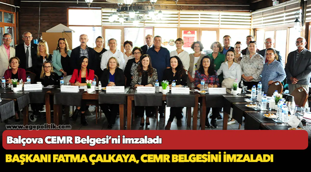 Balçova CEMR Belgesi’ni imzaladı