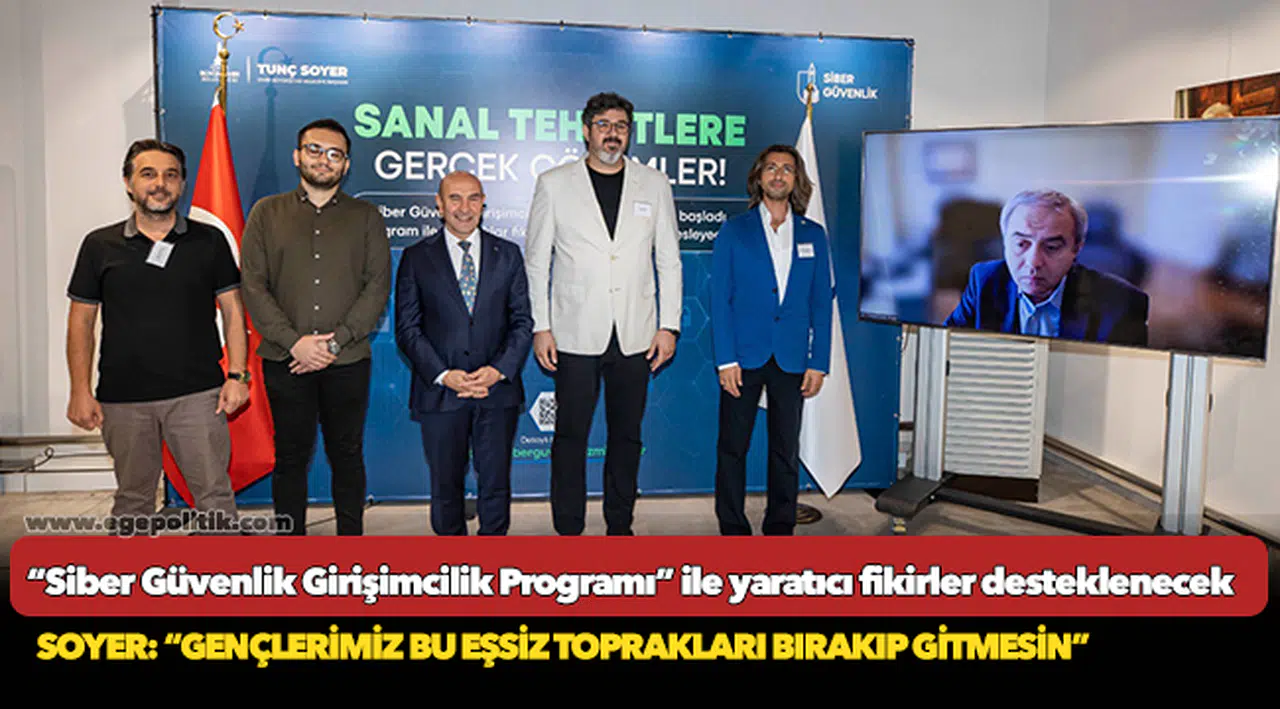 Başkan Soyer: “Gençlerimiz bu eşsiz toprakları bırakıp gitmesin”