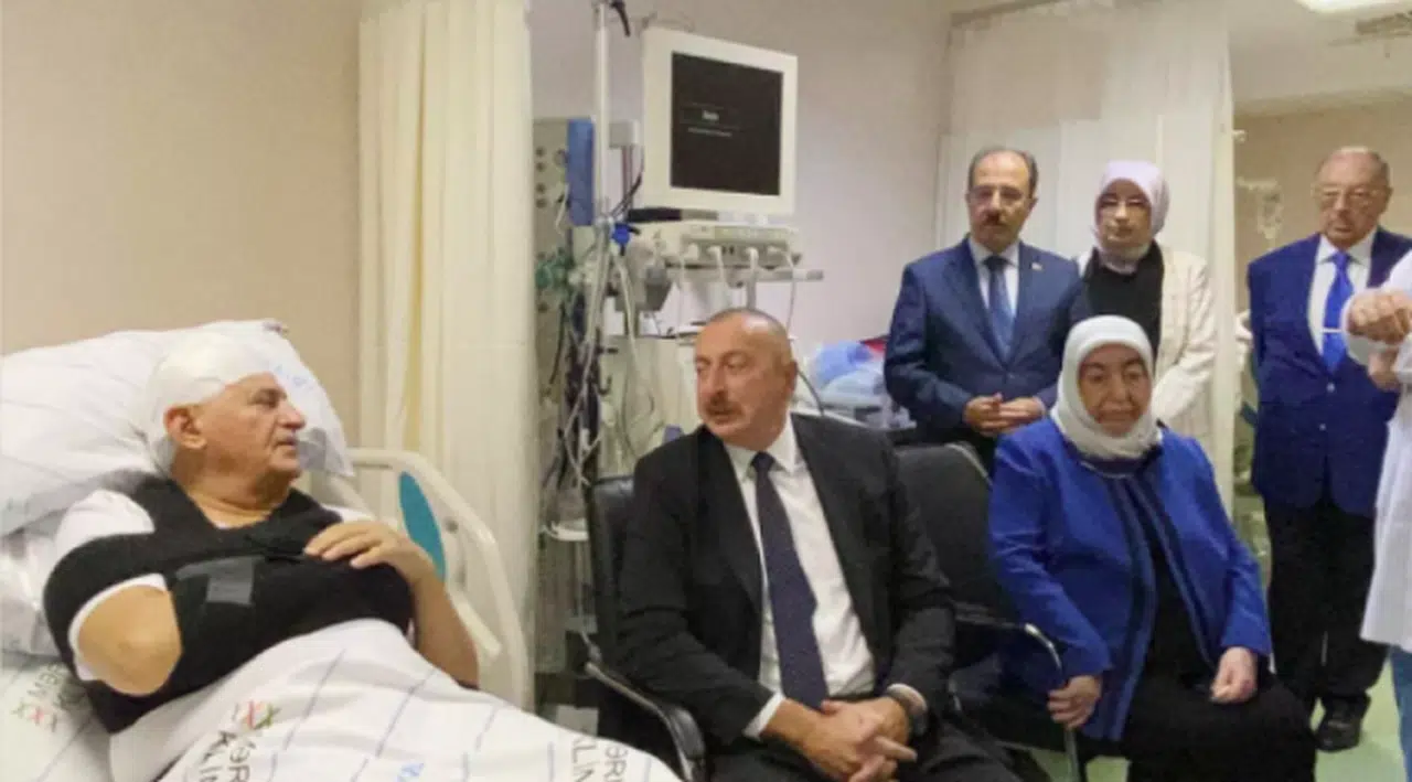 Binali Yıldırım'ın geçirdiği kaza sonrası ilk görüntüsü paylaşıldı