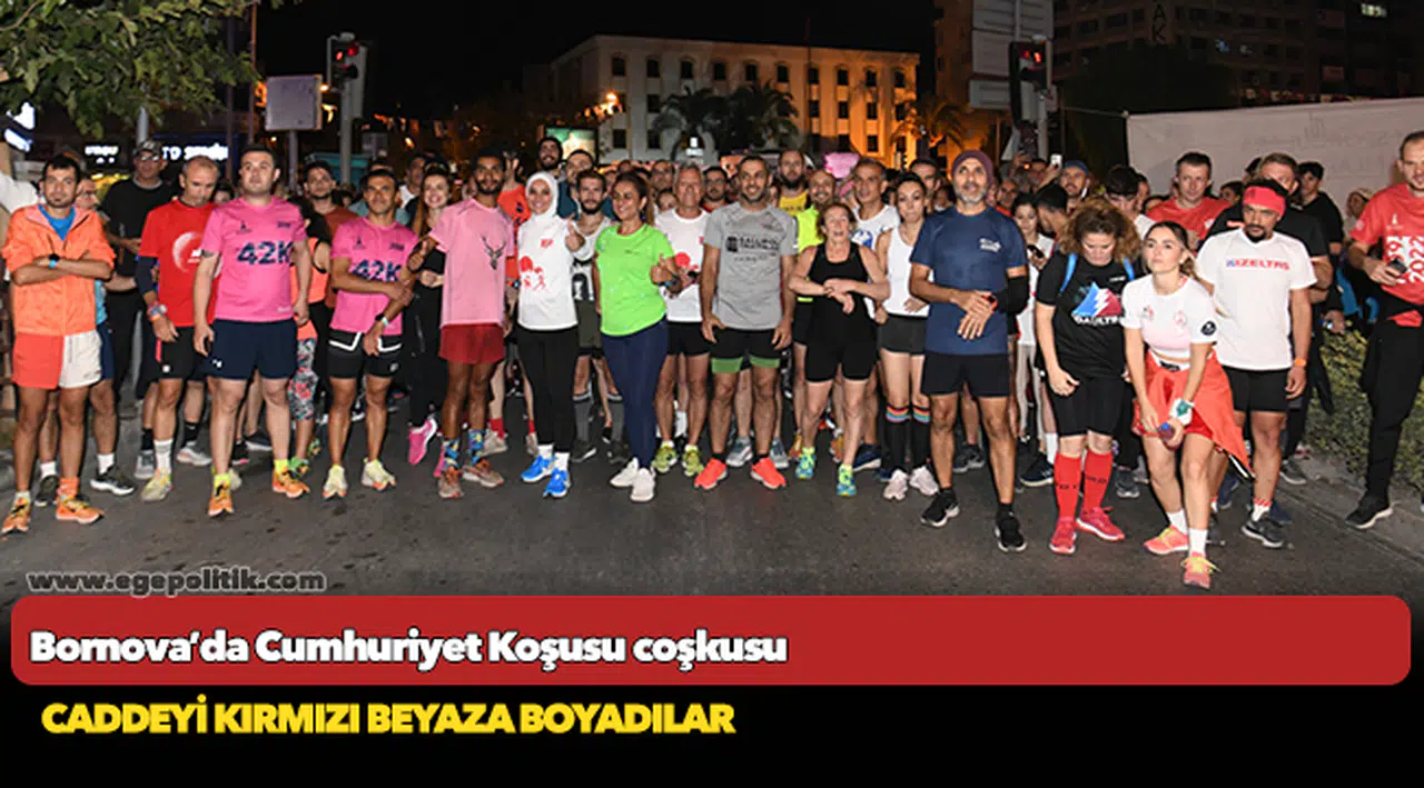 Bornova’da Cumhuriyet Koşusu coşkusu
