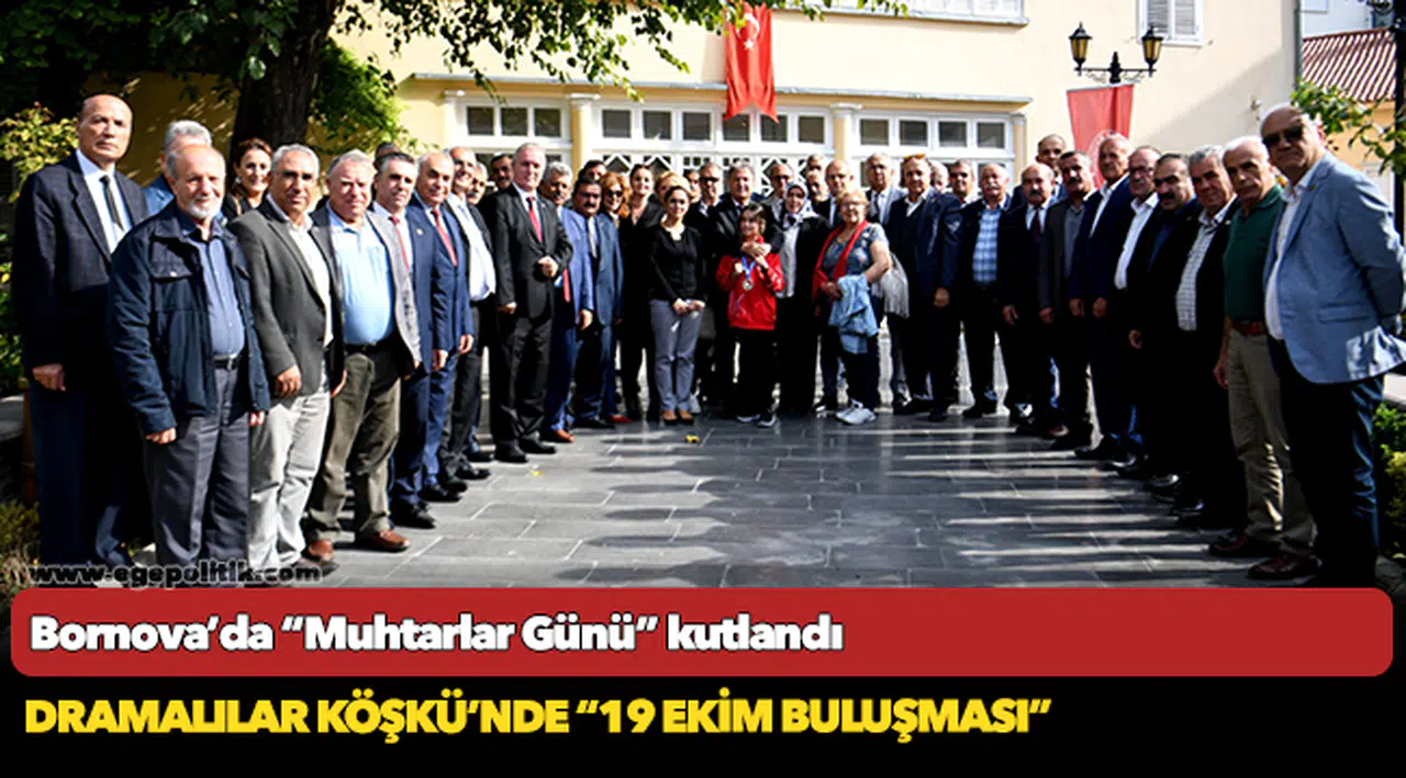 Bornova’da “Muhtarlar Günü” kutlandı