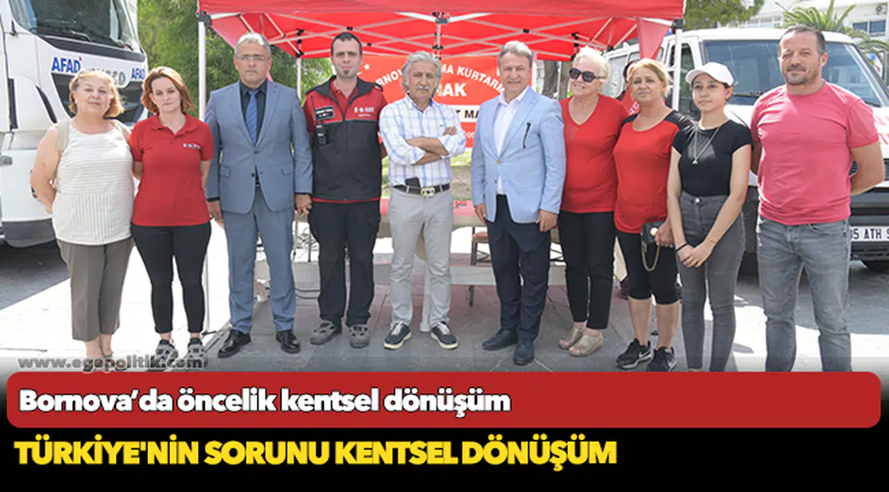 Bornova’da öncelik kentsel dönüşüm