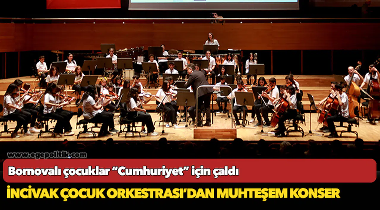 Bornovalı çocuklar “Cumhuriyet” için çaldı