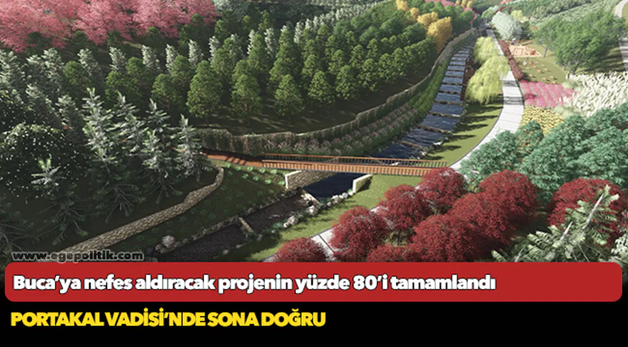 Buca’ya nefes aldıracak projenin yüzde 80’i tamamlandı