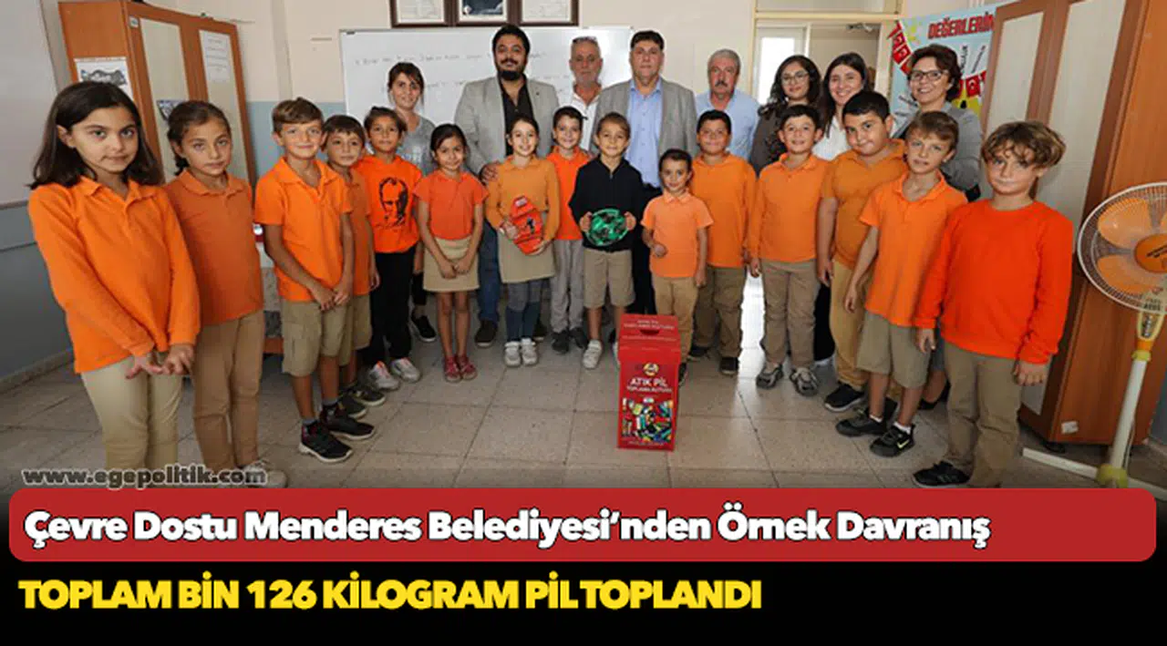 Çevre Dostu Menderes Belediyesi’nden Örnek Davranış