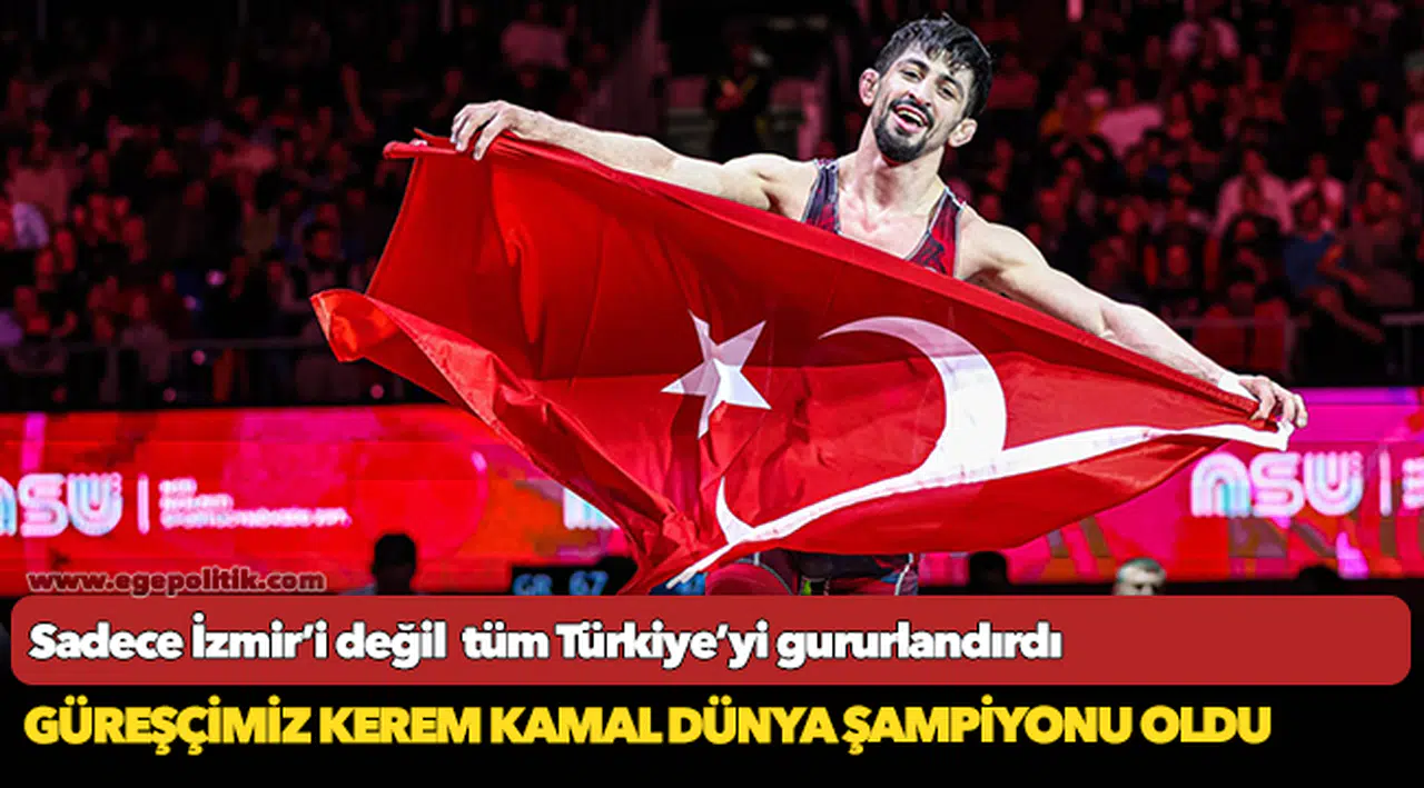 Güreşçimiz Kerem Kamal dünya şampiyonu oldu