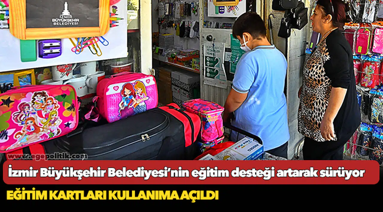 İzmir Büyükşehir Belediyesi’nin eğitim desteği artarak sürüyor
