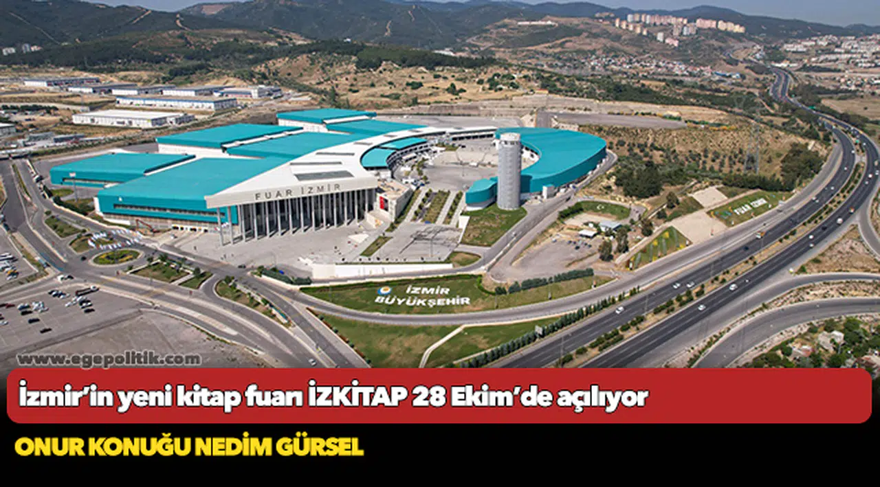 İzmir’in yeni kitap fuarı İZKİTAP 28 Ekim’de açılıyor