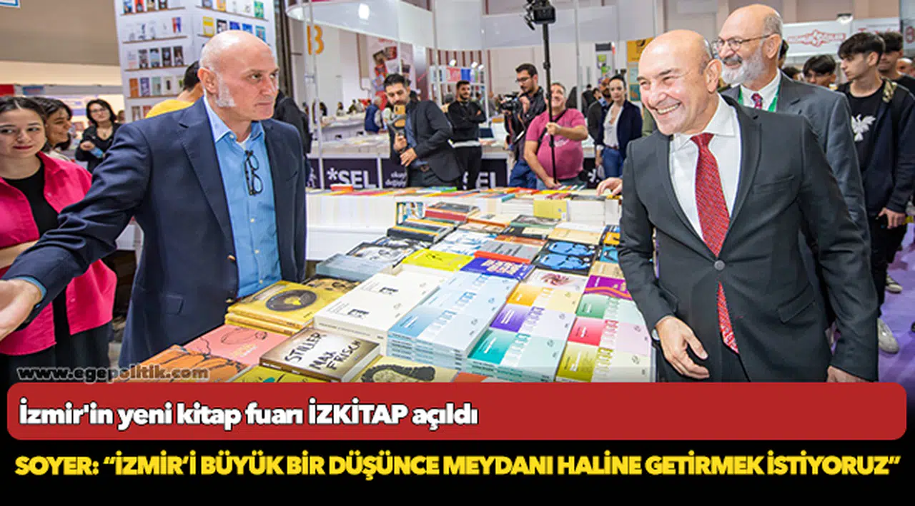 İzmir'in yeni kitap fuarı İZKİTAP açıldı