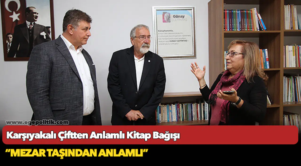Karşıyakalı Çiftten Anlamlı Kitap Bağışı