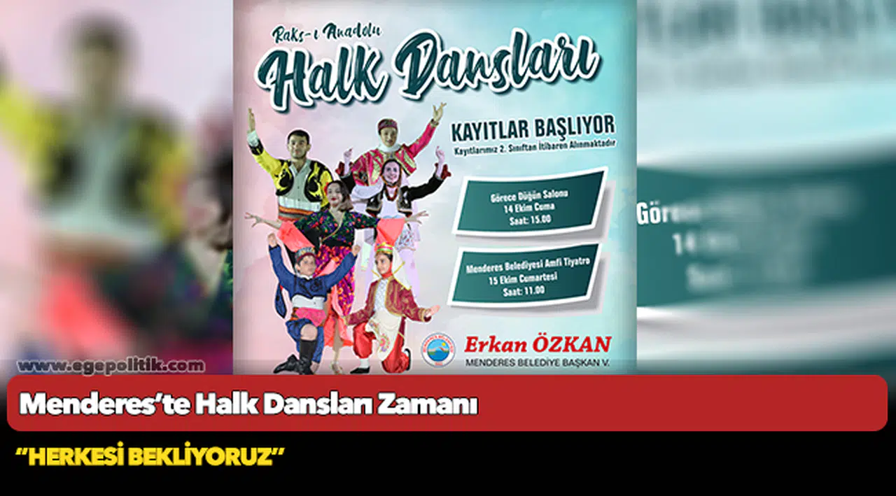 Menderes’te Halk Dansları Zamanı