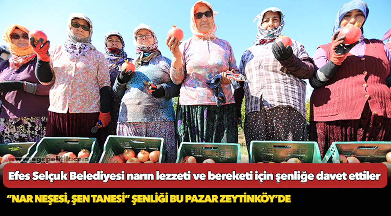 “Nar neşesi, Şen tanesi” Şenliği bu pazar Zeytinköy'de