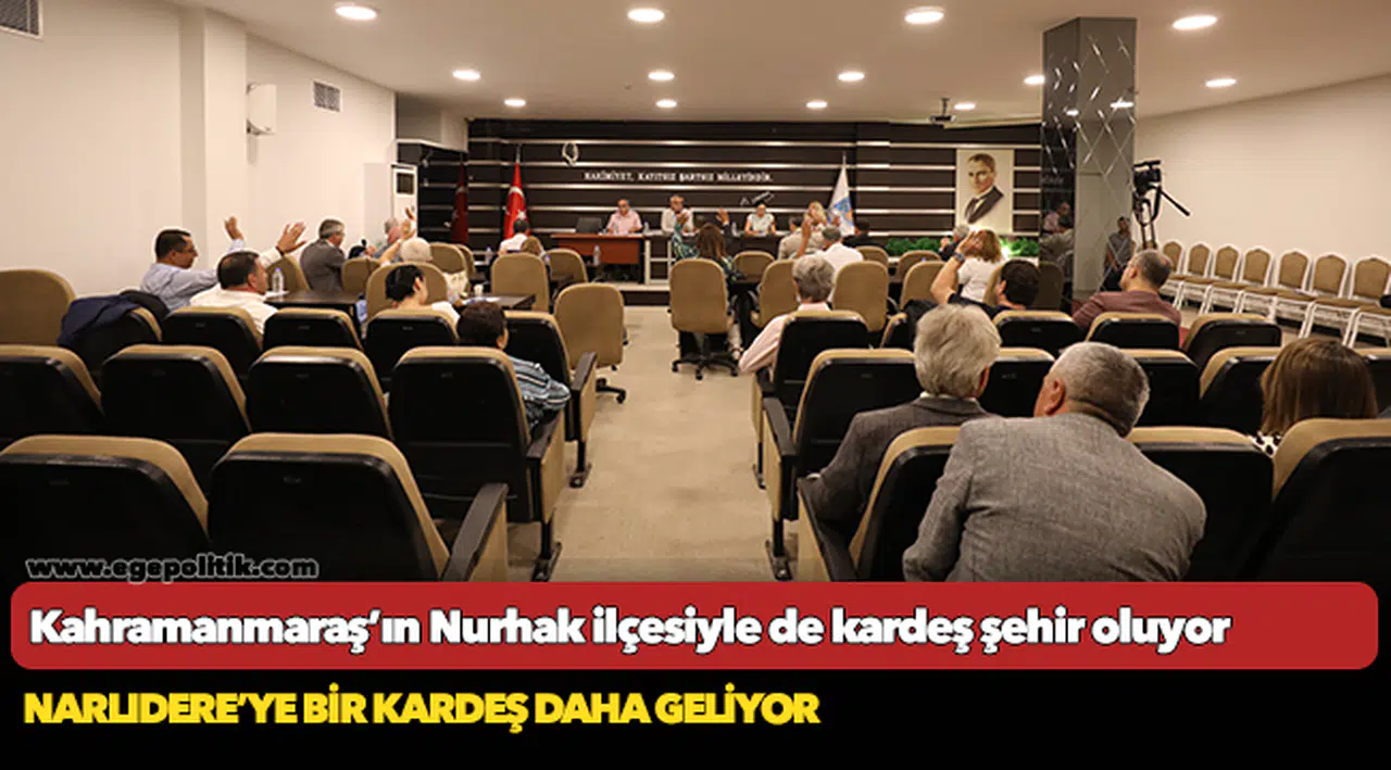 Narlıdere, Kahramanmaraş’ın Nurhak ilçesiyle de kardeş şehir oluyor