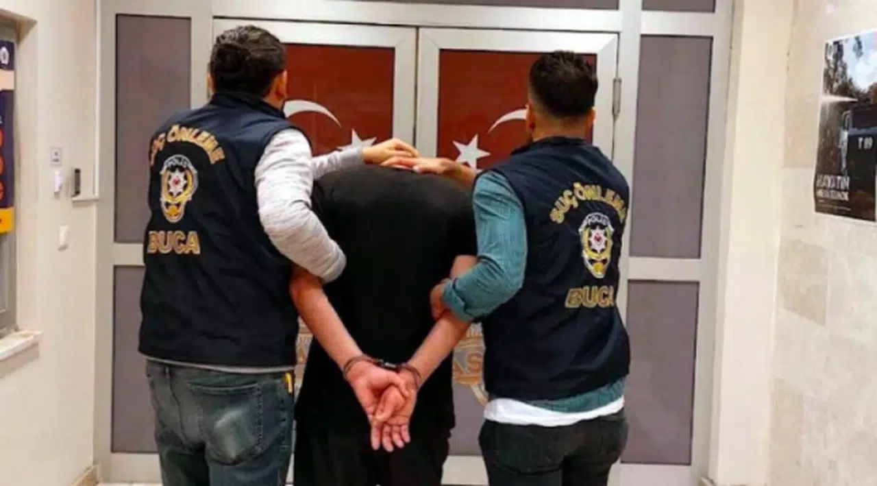 Öğrenci yurdu önündeki tacizci gözaltına alındı