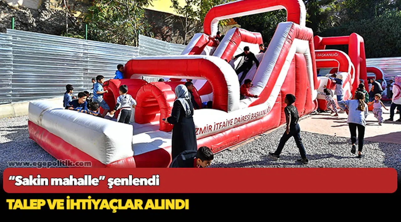 “Sakin mahalle” şenlendi