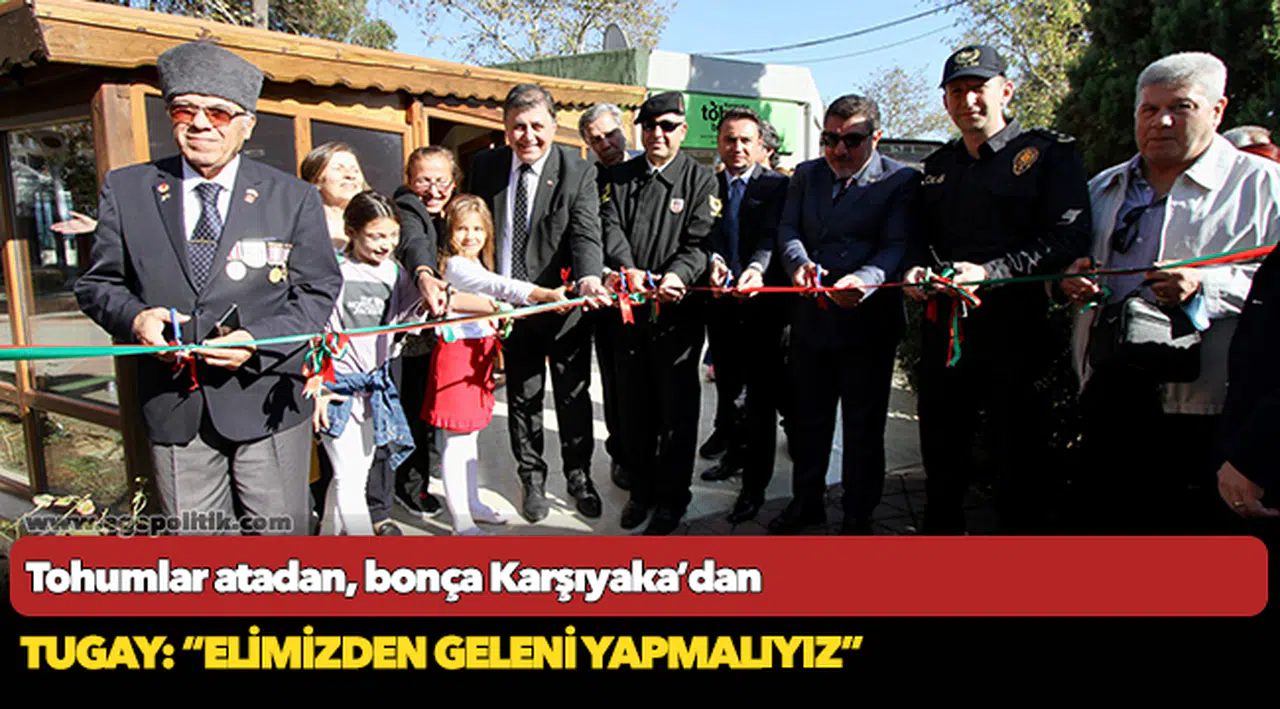 Tohumlar atadan, bonça Karşıyaka’dan