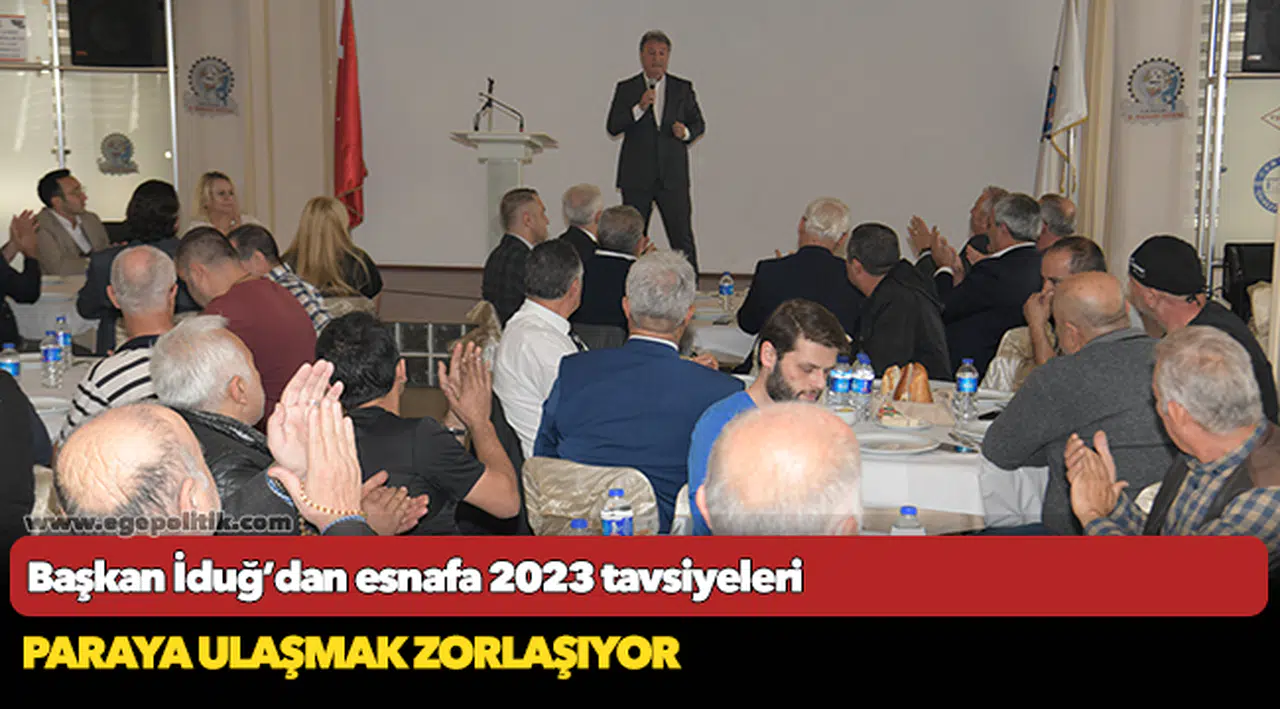 Başkan İduğ’dan esnafa 2023 tavsiyeleri
