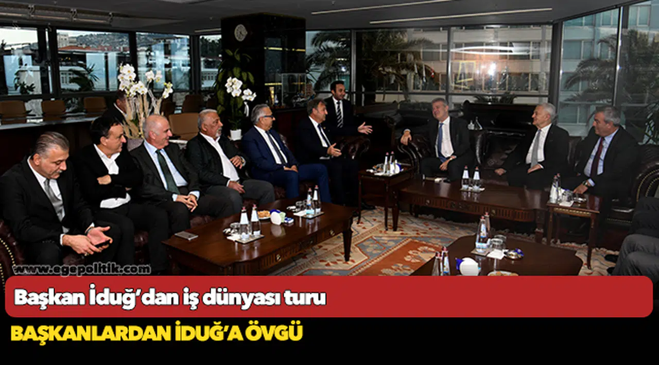 Başkan İduğ’dan iş dünyası turu