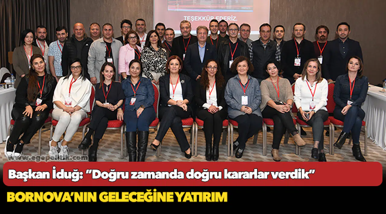 Başkan İduğ: ”Doğru zamanda doğru kararlar verdik”