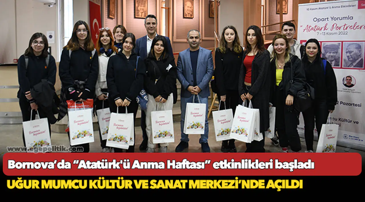 Bornova’da “Atatürk'ü Anma Haftası” etkinlikleri başladı
