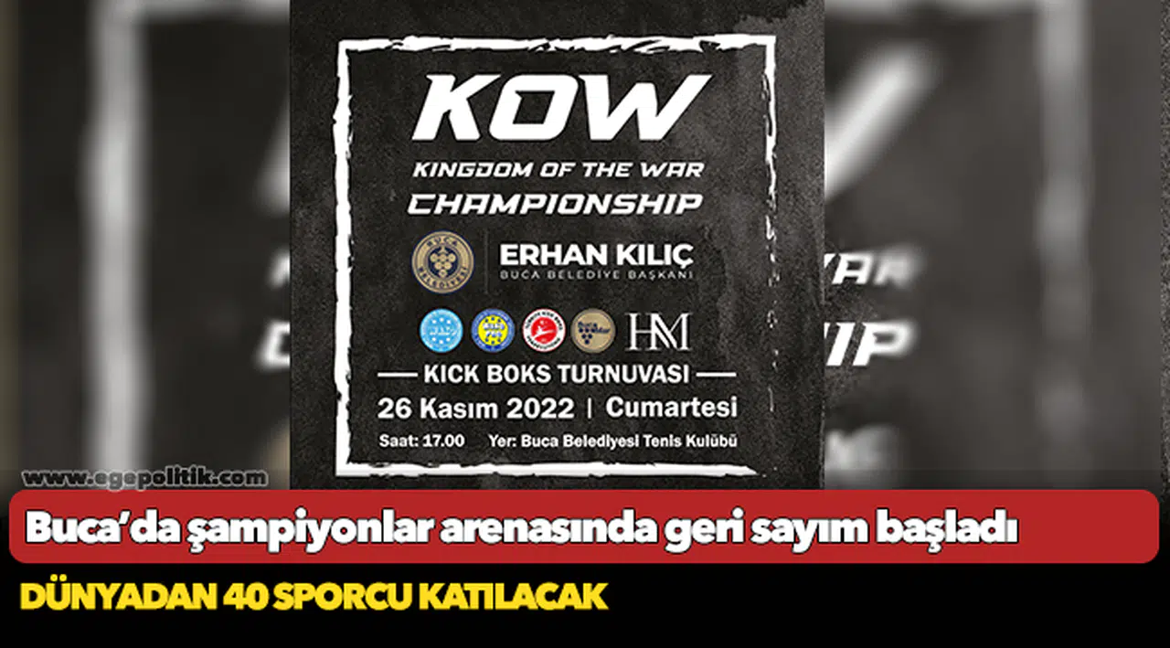 Buca’da şampiyonlar arenasında geri sayım başladı