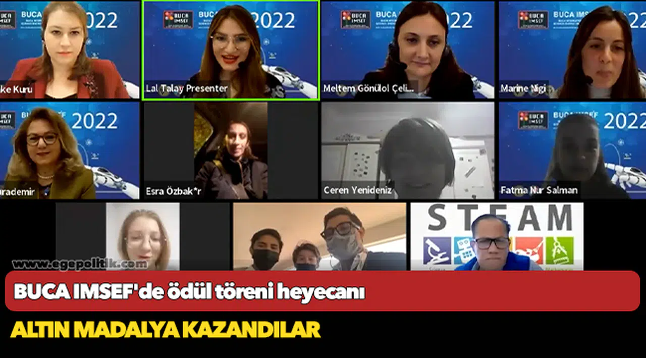 BUCA IMSEF'de ödül töreni heyecanı