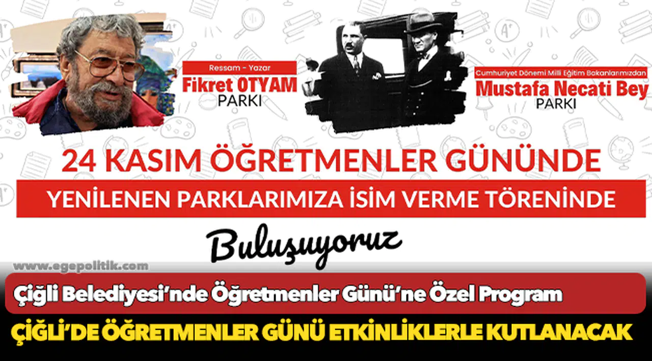 Çiğli Belediyesi’nde Öğretmenler Günü’ne Özel Program