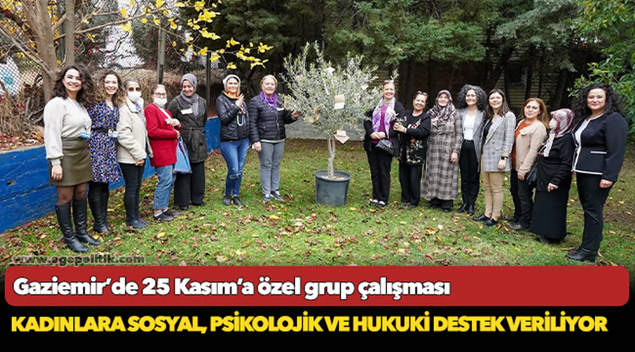 Gaziemir’de 25 Kasım’a özel grup çalışması