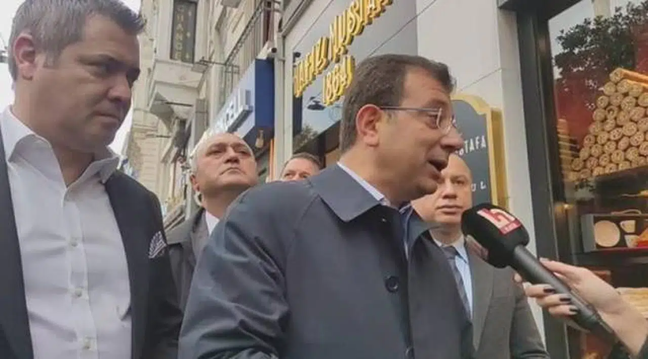 İmamoğlu İstiklal'de...