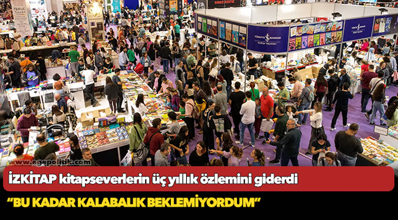 İZKİTAP kitapseverlerin üç yıllık özlemini giderdi