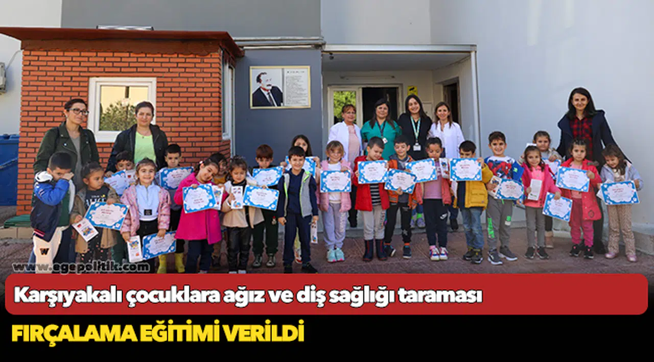 Karşıyakalı çocuklara ağız ve diş sağlığı taraması