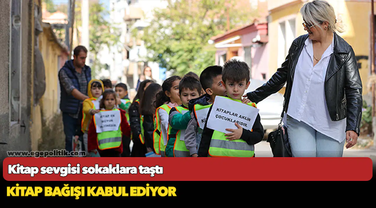 Kitap sevgisi sokaklara taştı