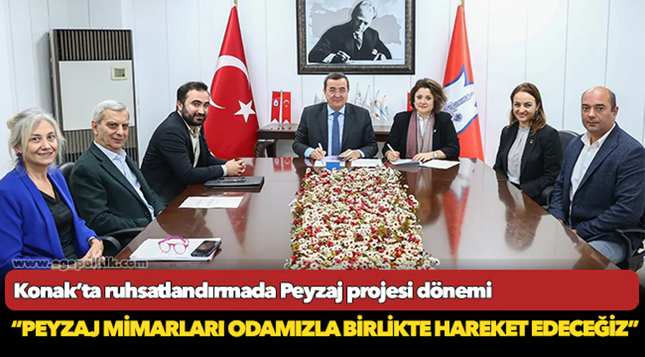 Konak’ta ruhsatlandırmada  Peyzaj projesi dönemi
