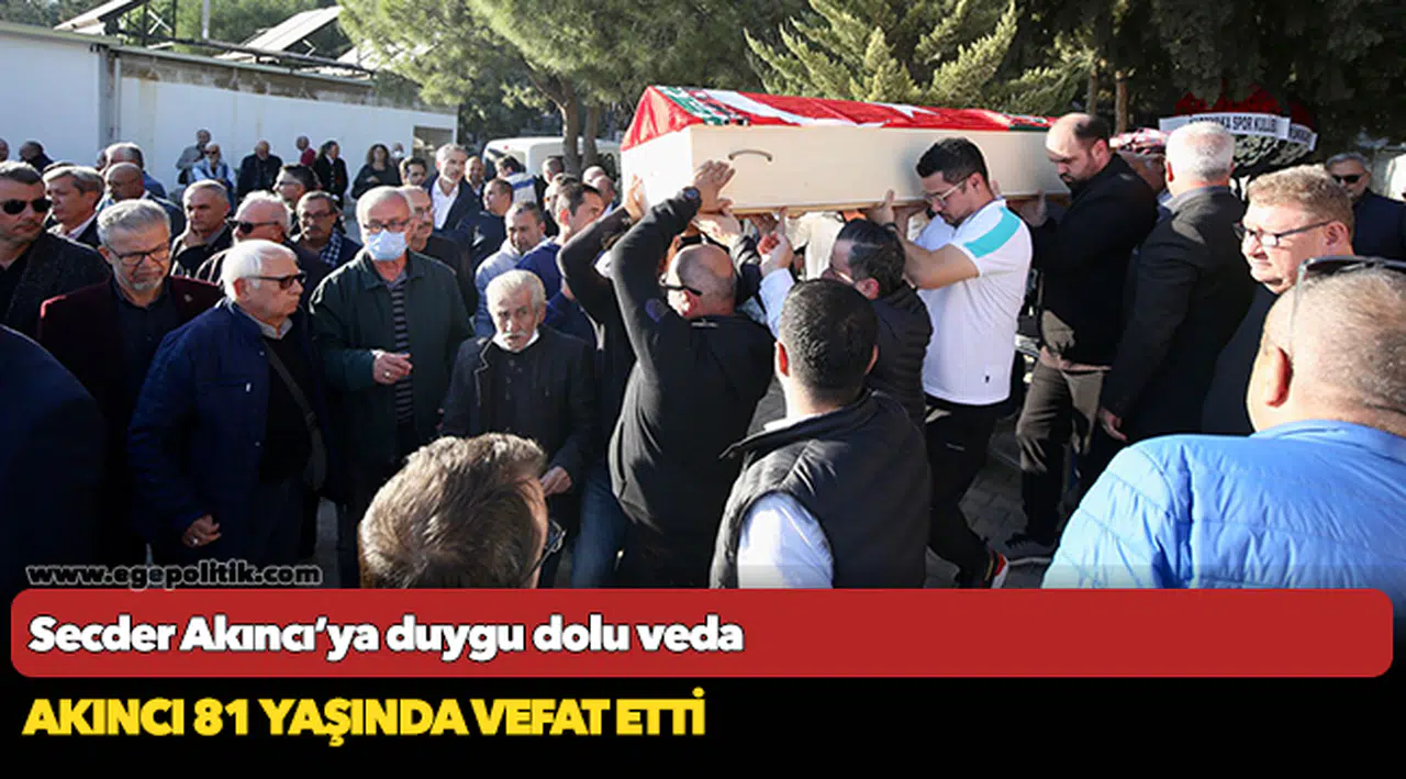 Secder Akıncı’ya duygu dolu veda