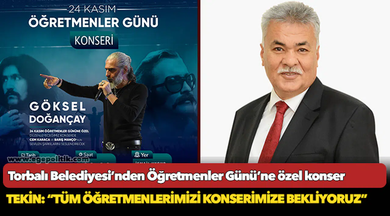Torbalı Belediyesi’nden Öğretmenler Günü’ne özel konser