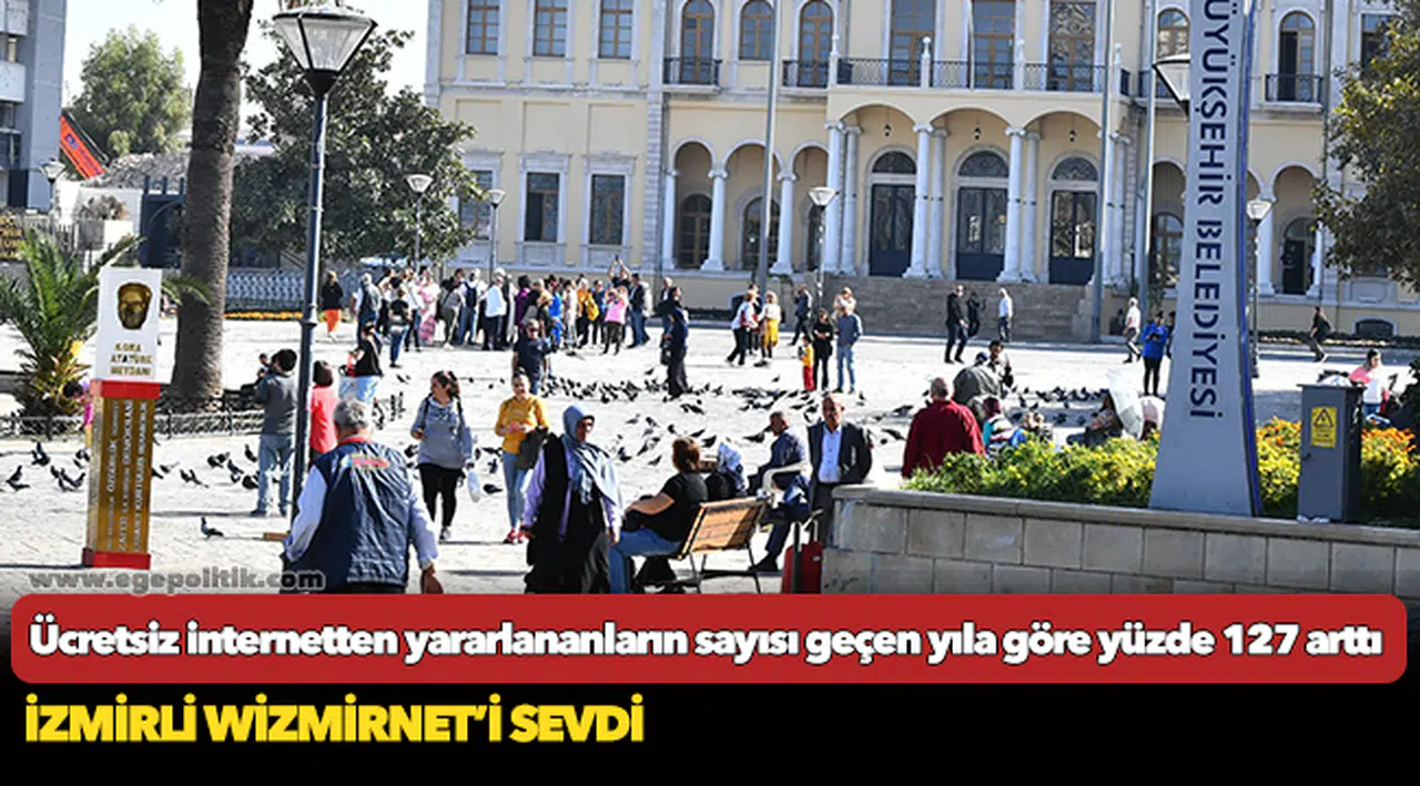 Ücretsiz internetten yararlananların sayısı geçen yıla göre yüzde 127 arttı