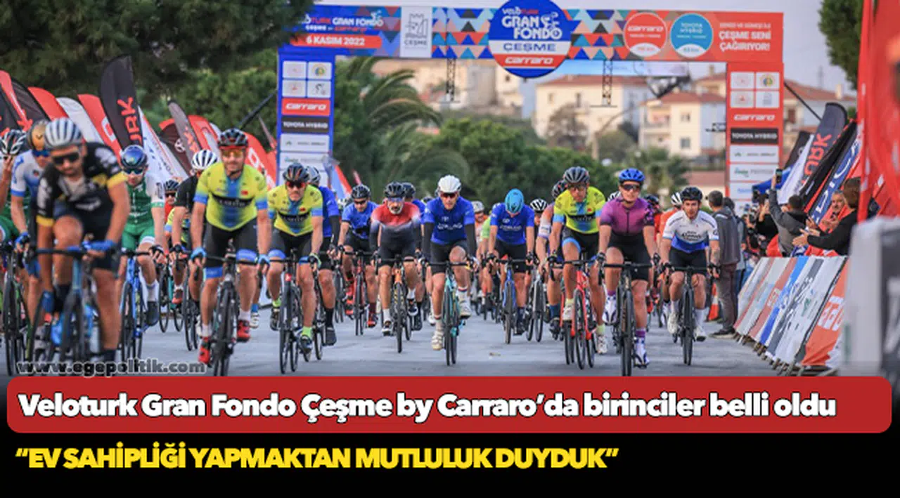 Veloturk Gran Fondo Çeşme by Carraro’da birinciler belli oldu