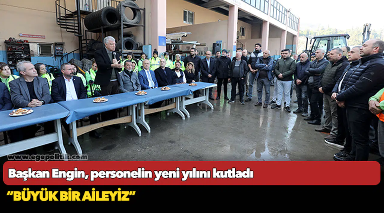 Başkan Engin, personelin yeni yılını kutladı